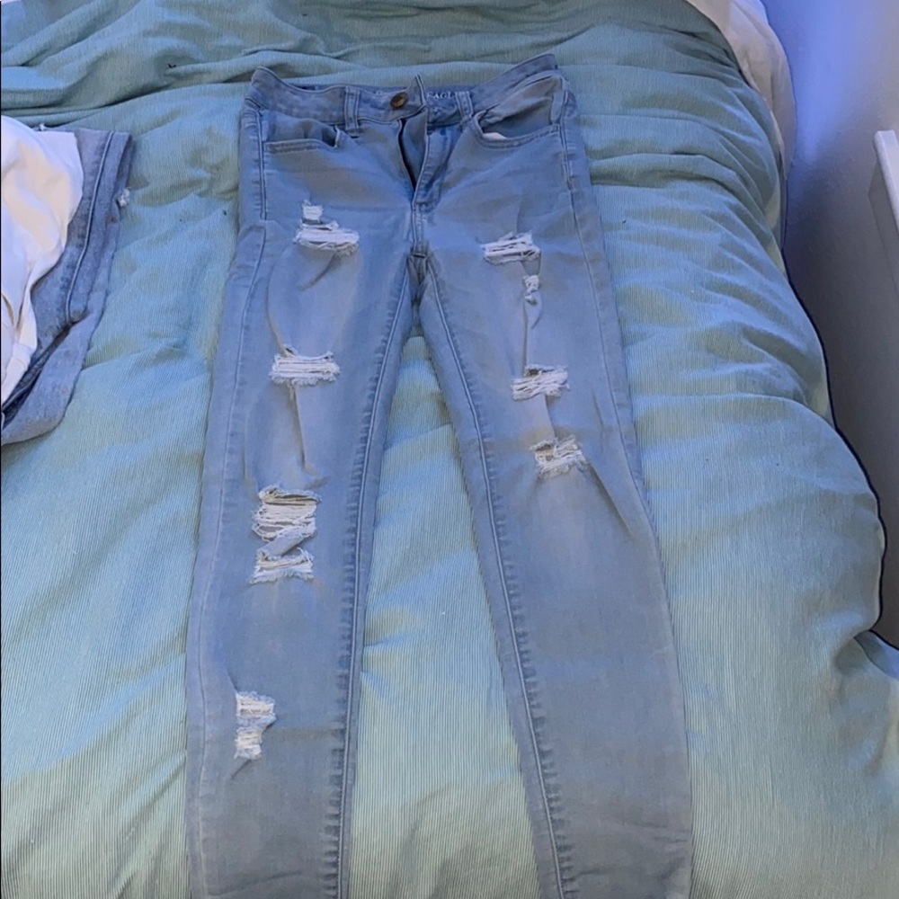 American eagle stretchy skinny jeans